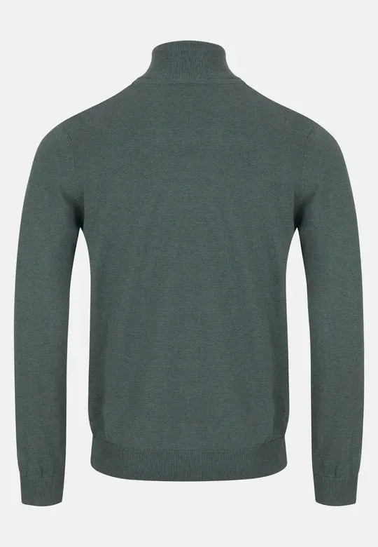 6th Sense Harry Half Zip Sweater - Balsam