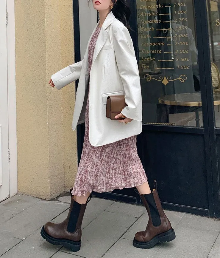 8GIRLS THROW ON BLAZER IN WHITE