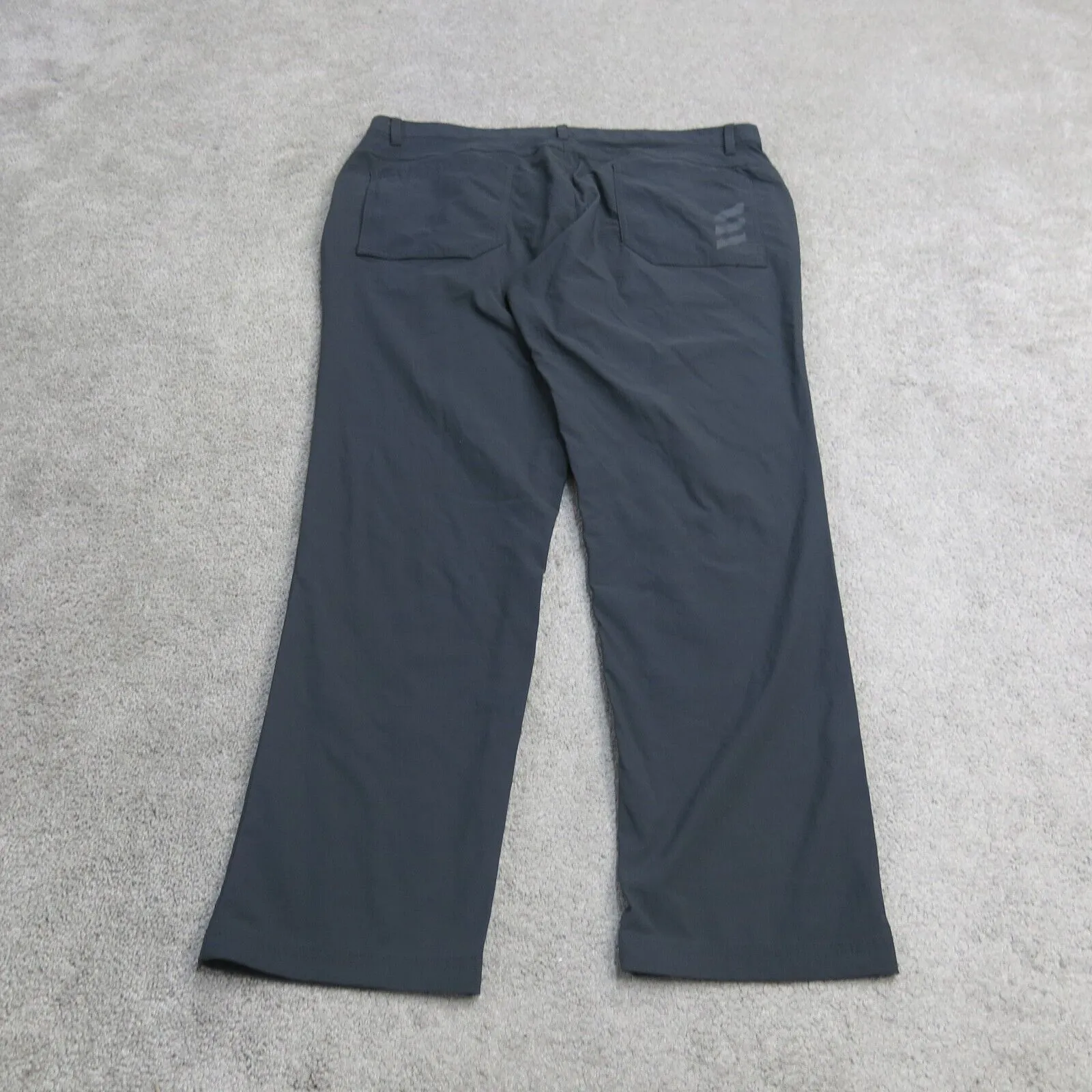 Adidas Pants Mens W36XL32 Gray Chino Straight Leg Flat Front Mid Rise Outdoors