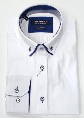 Advise Long Sleeve Shirt 808 - White