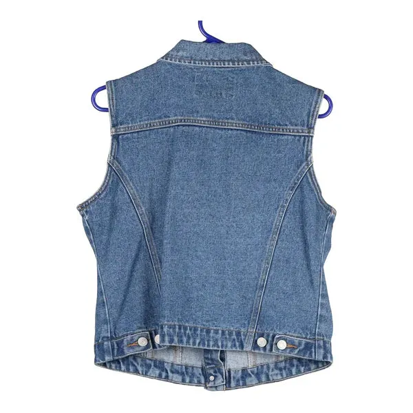 Age 12-14 No Boundaries Denim Gilet - Large Blue Cotton