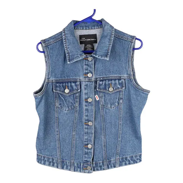 Age 12-14 No Boundaries Denim Gilet - Large Blue Cotton