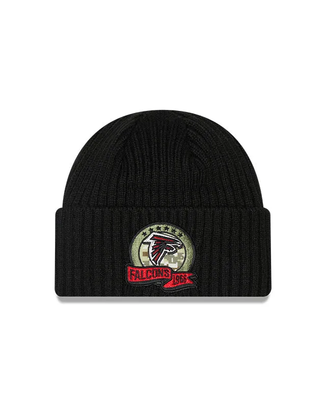 Atlanta Falcons New Era Salute To Service 2022 Sport Cuffed Knit Hat