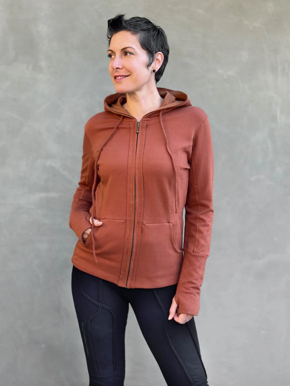 Bamboo Fleece Zipper Hoodie Jacket