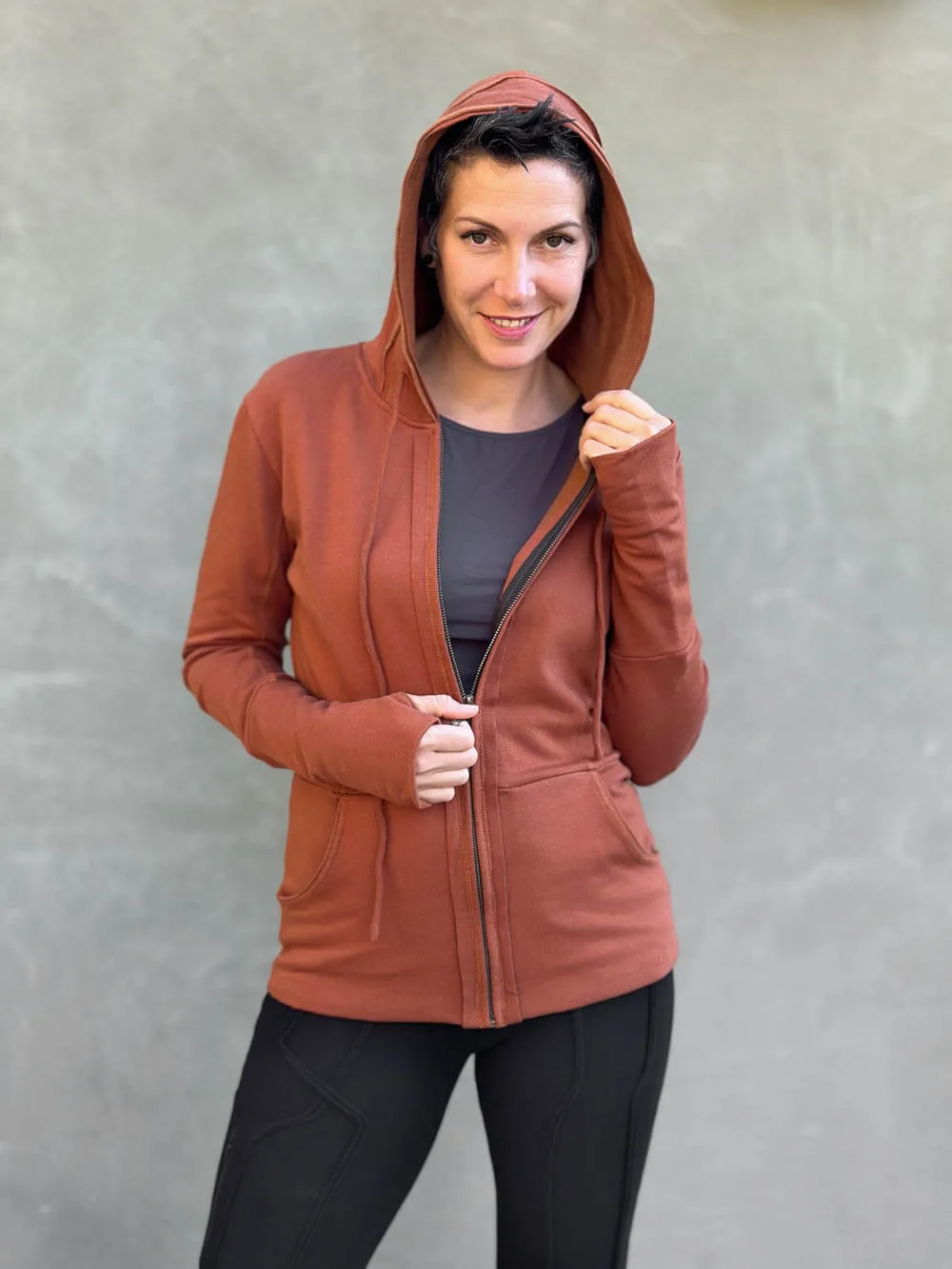 Bamboo Fleece Zipper Hoodie Jacket