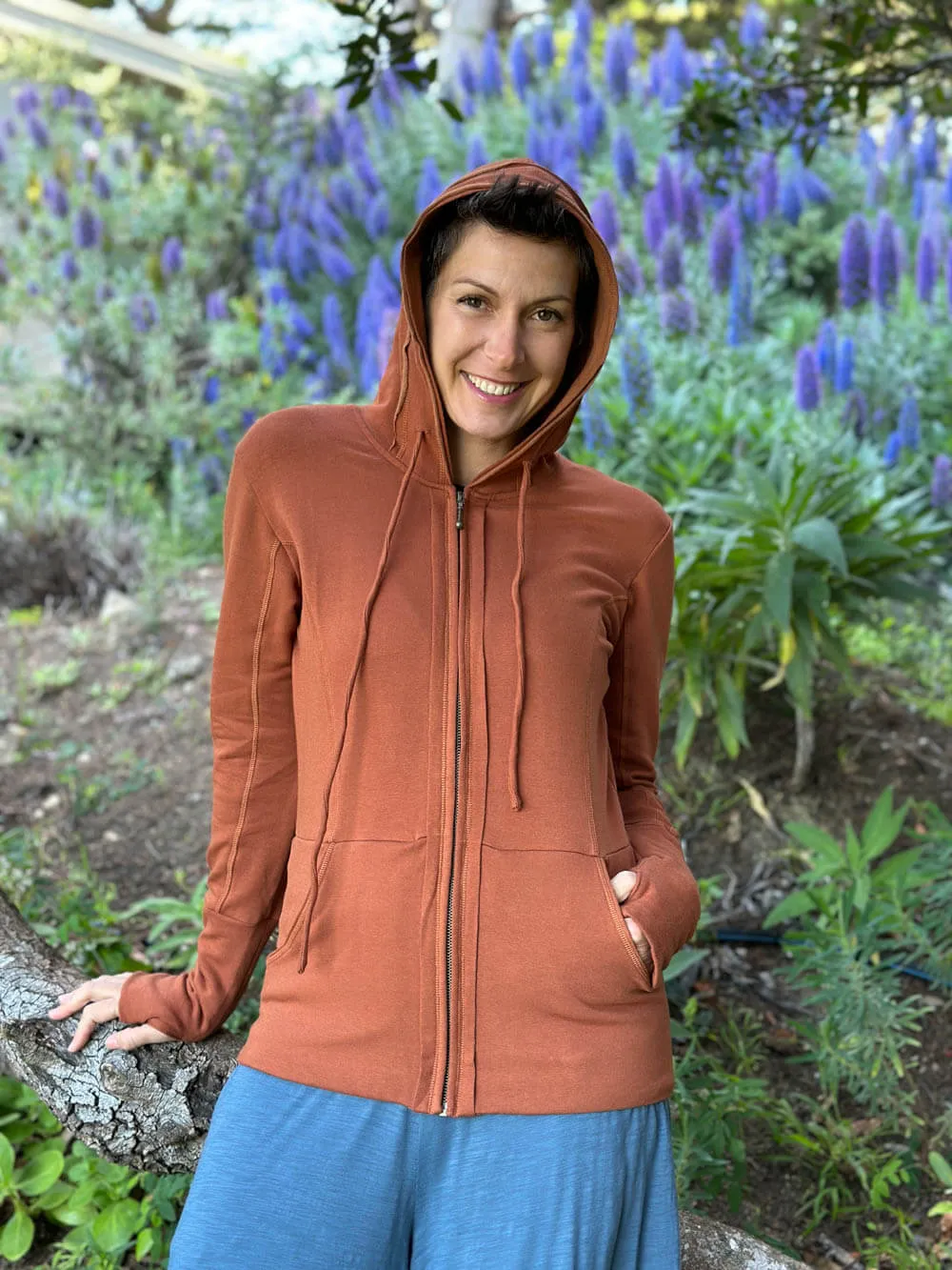 Bamboo Fleece Zipper Hoodie Jacket