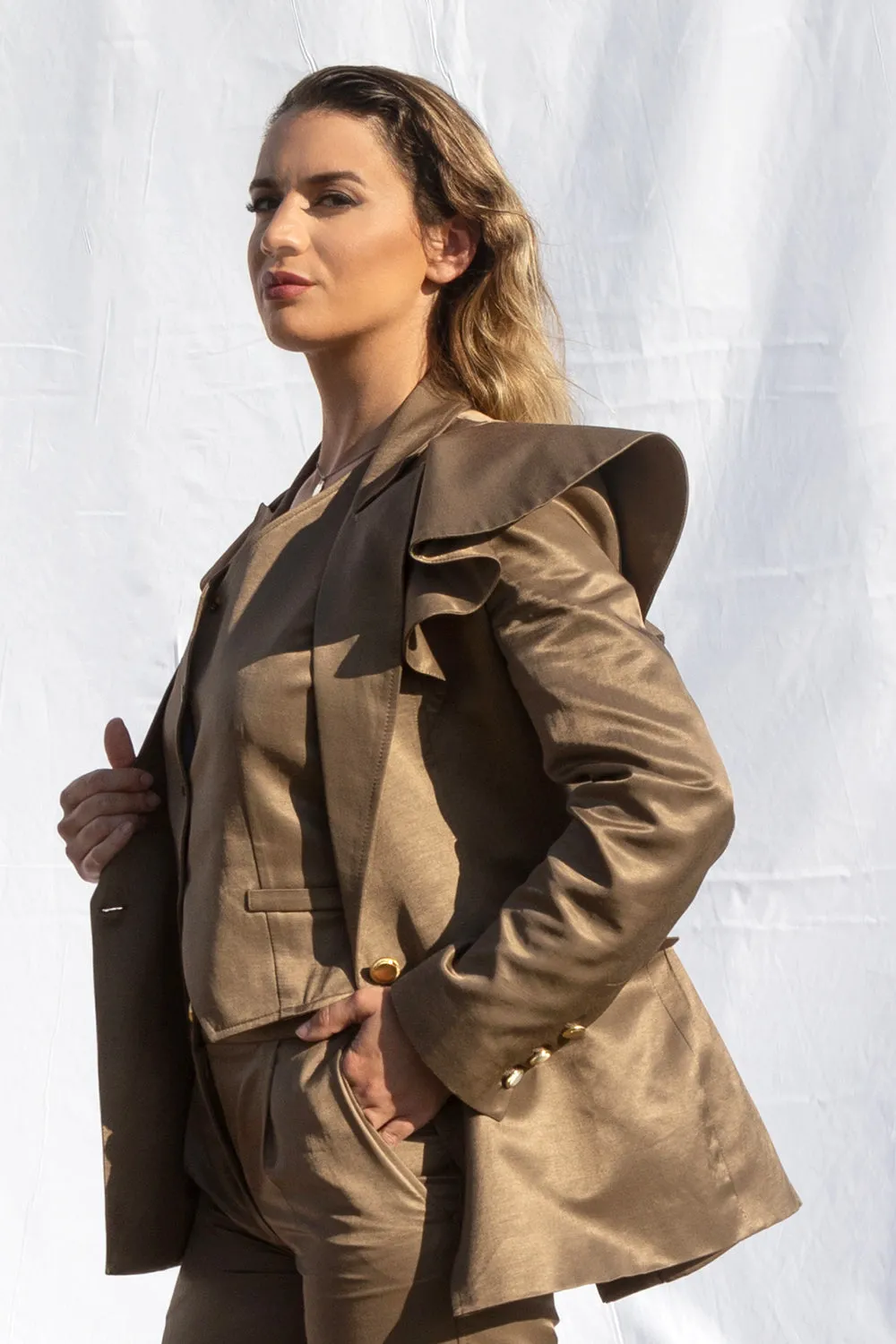 Blazer ARIANA bronze