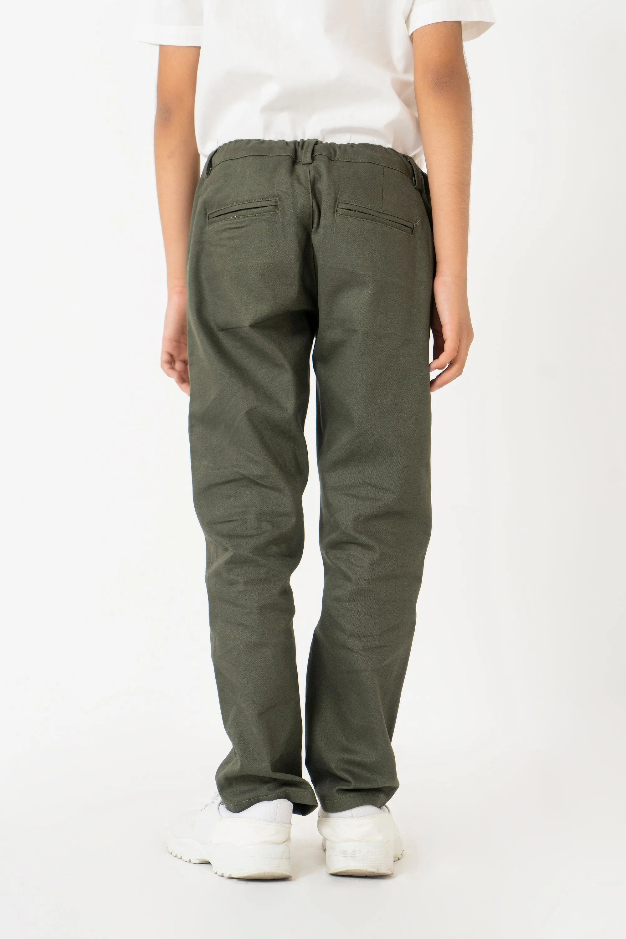 Boys Chino Pants -  Green