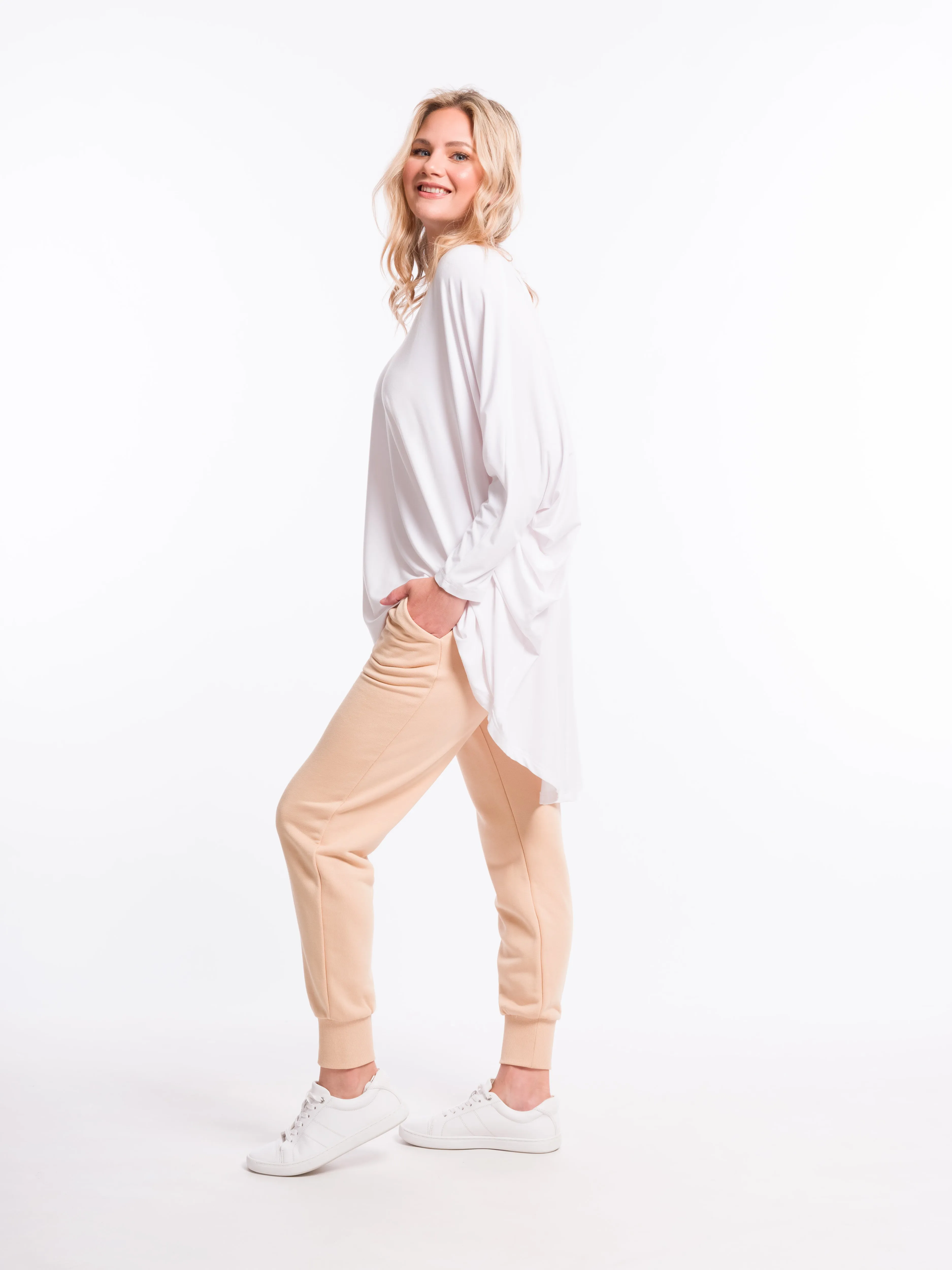 Brodie Sweat Pant | Beige | FINAL SALE