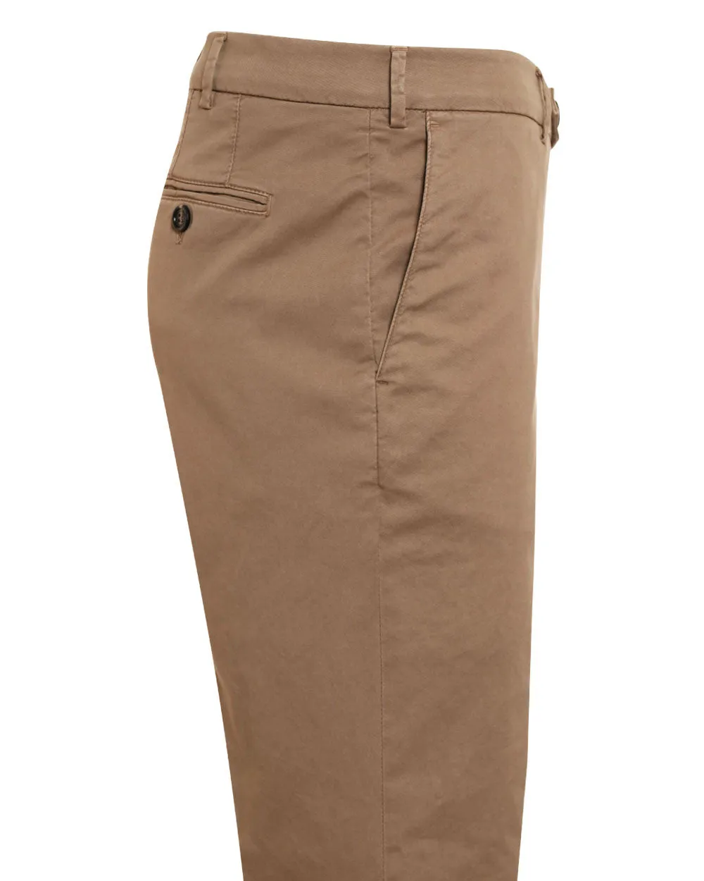 Brown Italian Fit Chino Pant