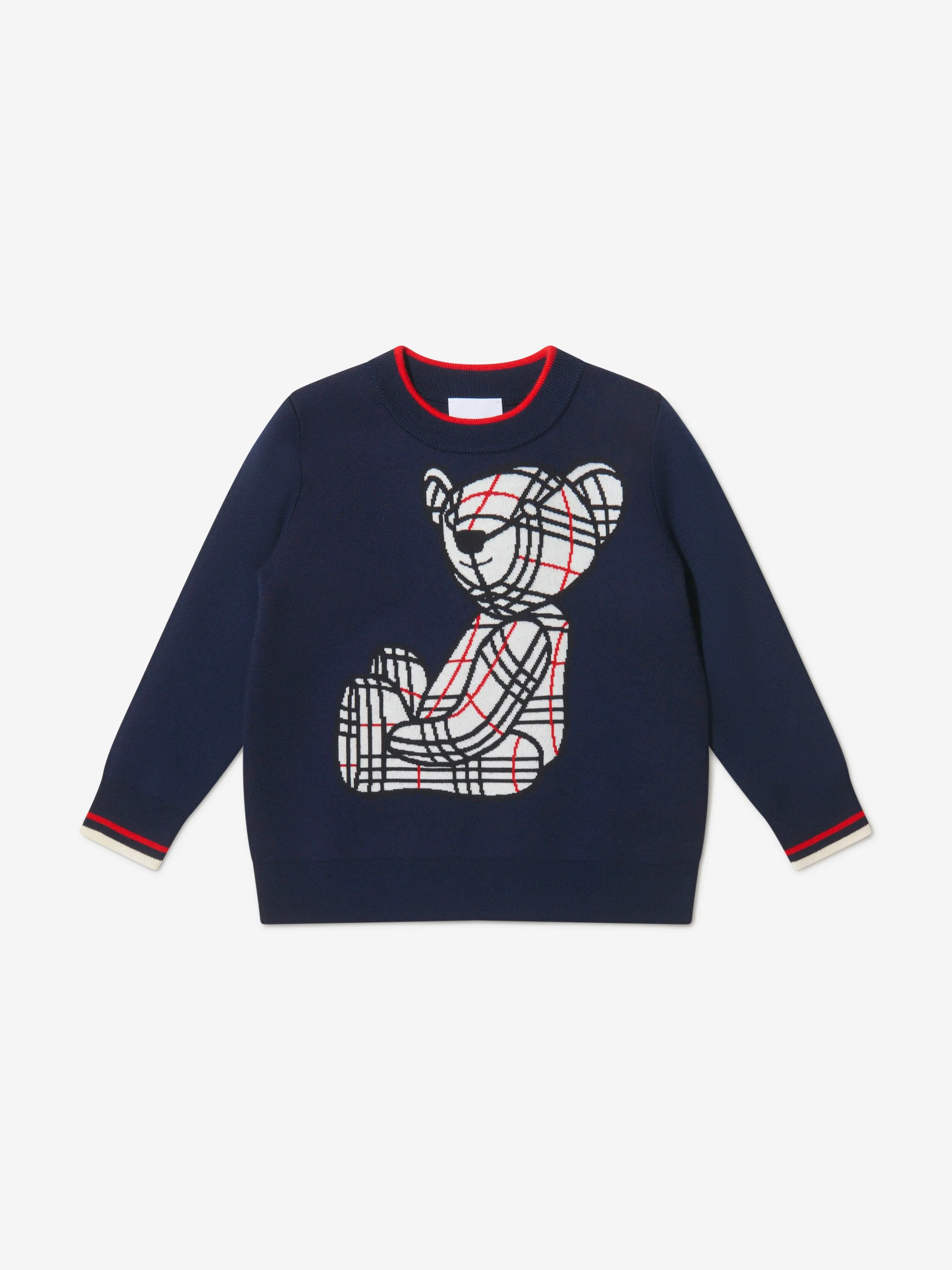 Burberry Boys Wool Knitted Roberto Bear Jumper