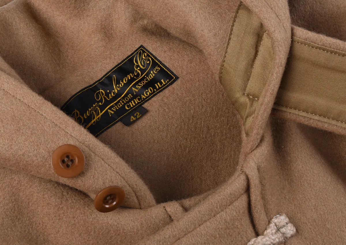 BUZZ RICKSON'S AVIATION ASSOCIATES DUFFEL COAT - CAMEL