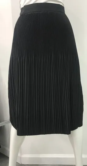 CARLUCCI CRYSTAL PLEATED SKIRT BLACK