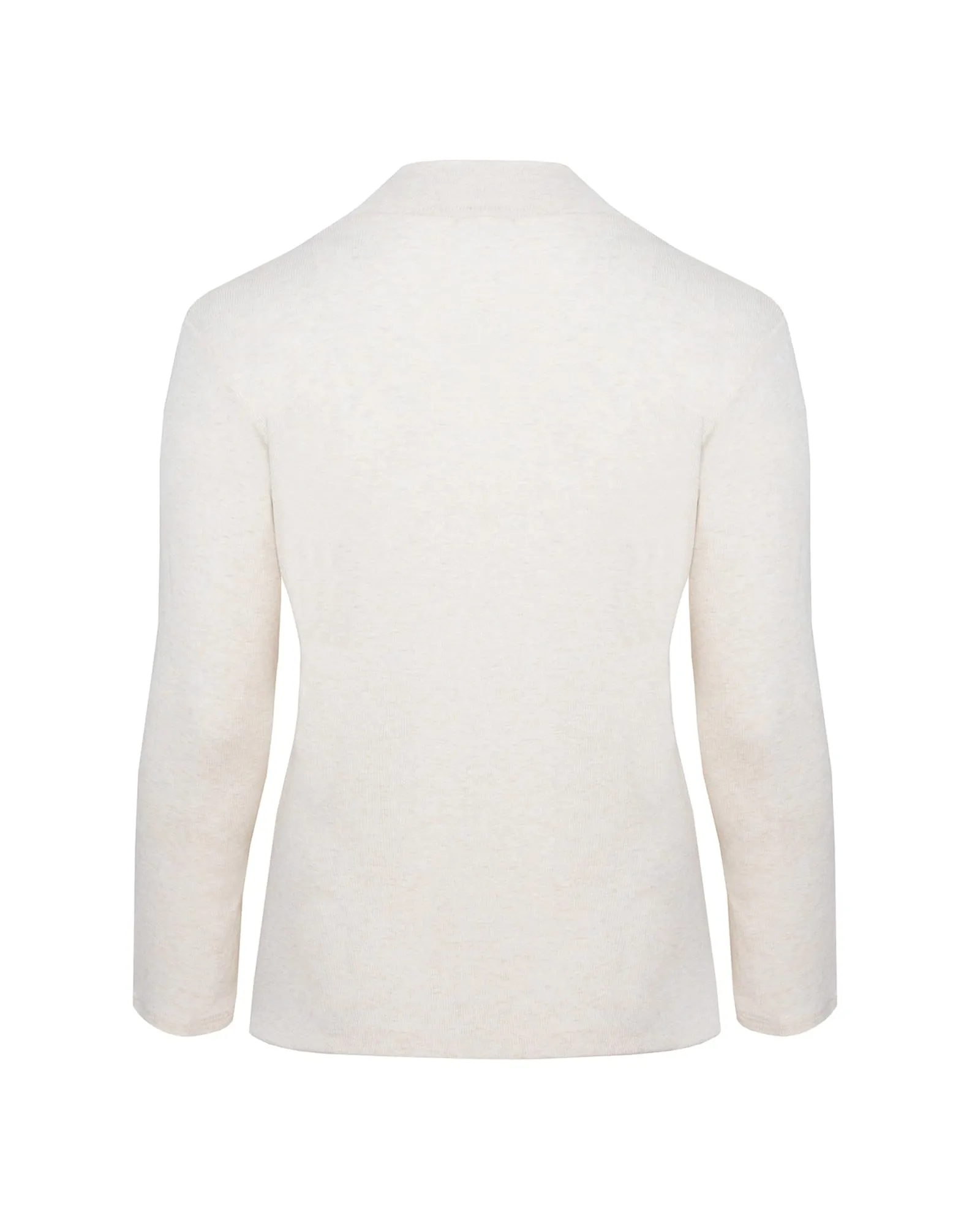 Darlan Rib Turtleneck | Ghost White