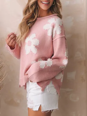 Darnella Floral Pearl Sweater