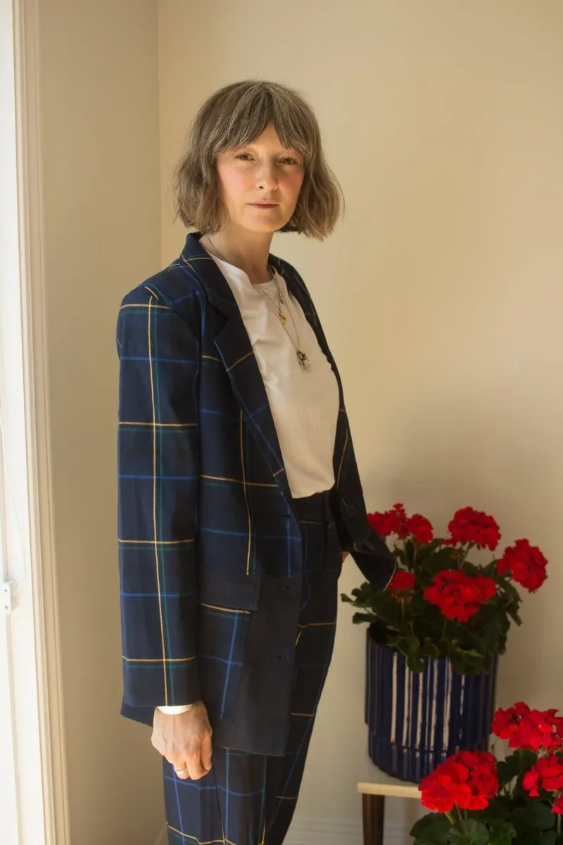 Eve Gravel Lawers Blazer - Tartan (Online Exclusive)