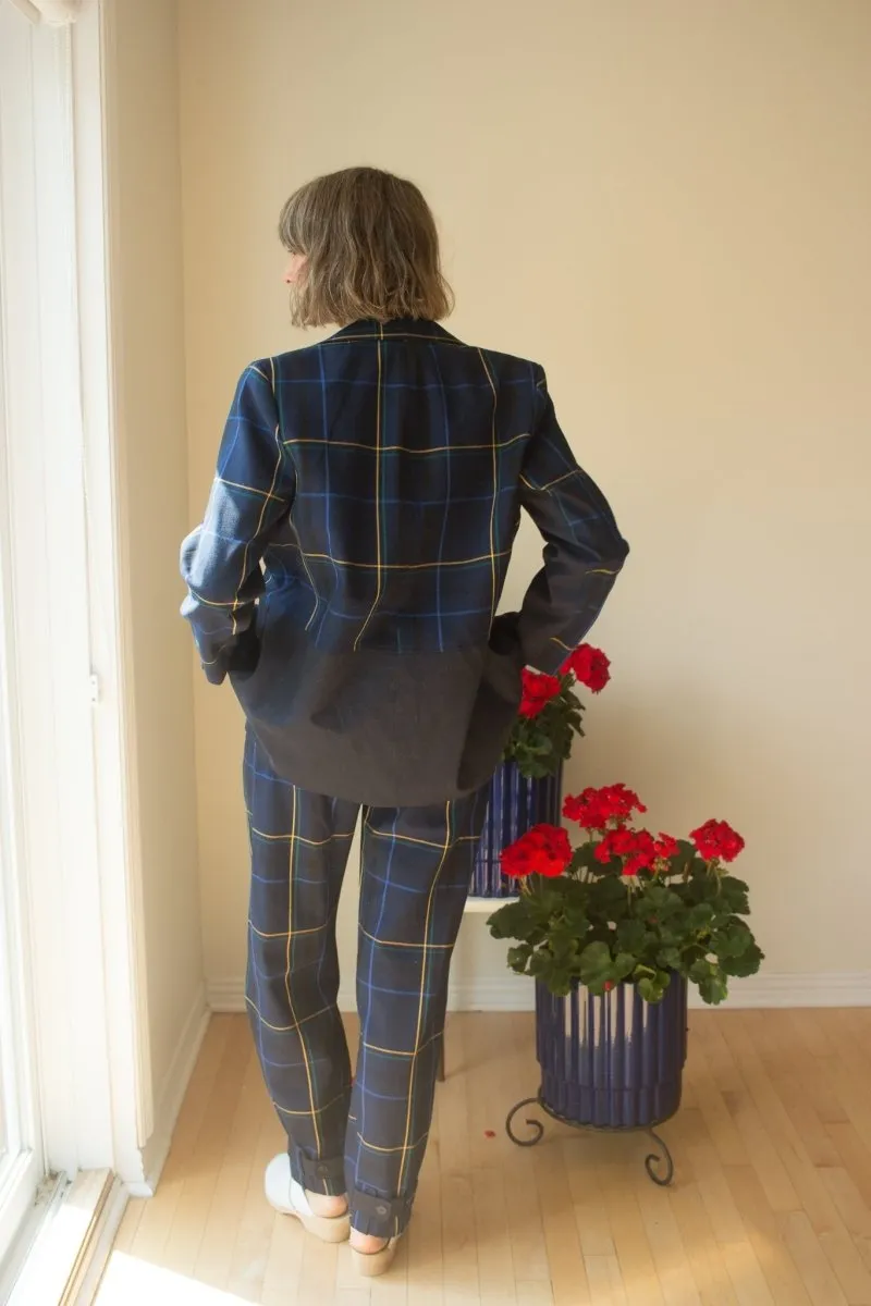 Eve Gravel Lawers Blazer - Tartan (Online Exclusive)