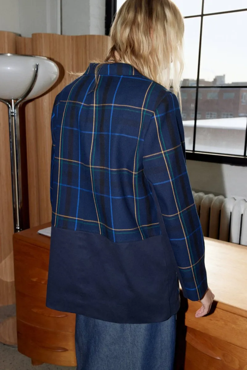 Eve Gravel Lawers Blazer - Tartan (Online Exclusive)