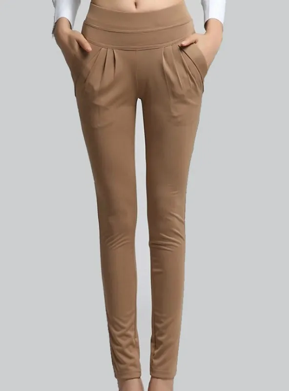 Full Length Pocket Loose Casual Harem Pants