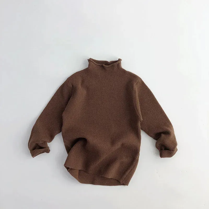 Half Turtleneck Solid Pullover