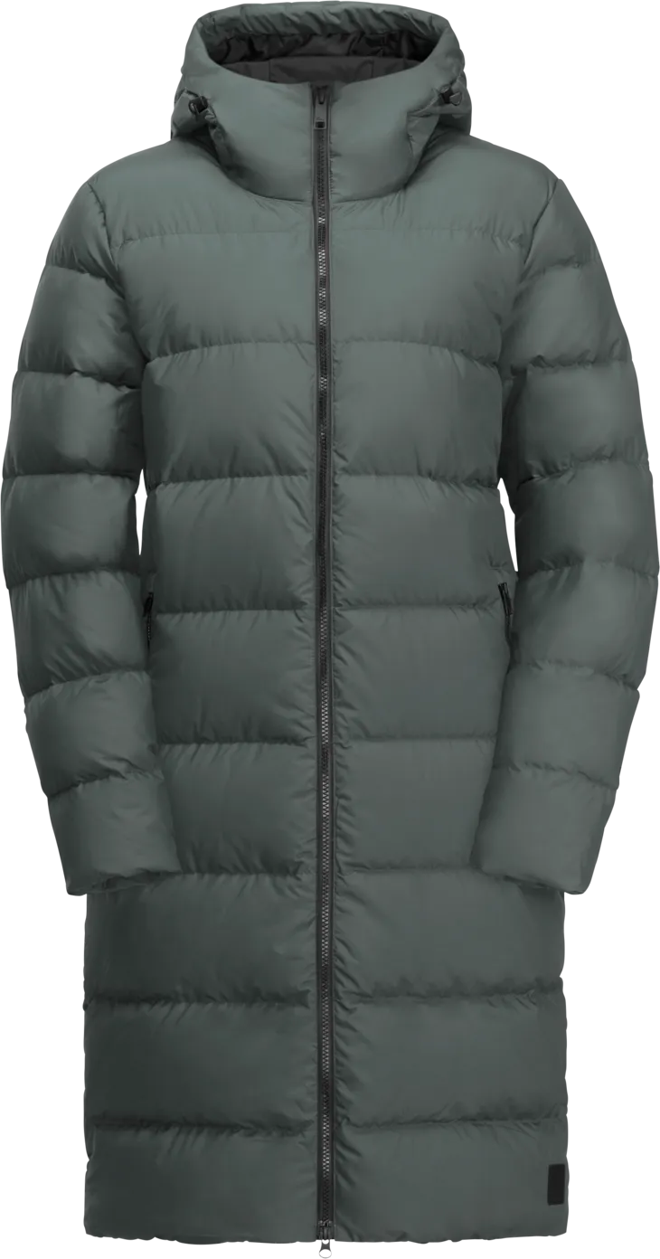 Jack Wolfskin Women&#x27;s Frozen Palace Coat Slate Green | Buy Jack Wolfskin Women&#x27;s Frozen Palace Coat Slate Green here | Outnorth