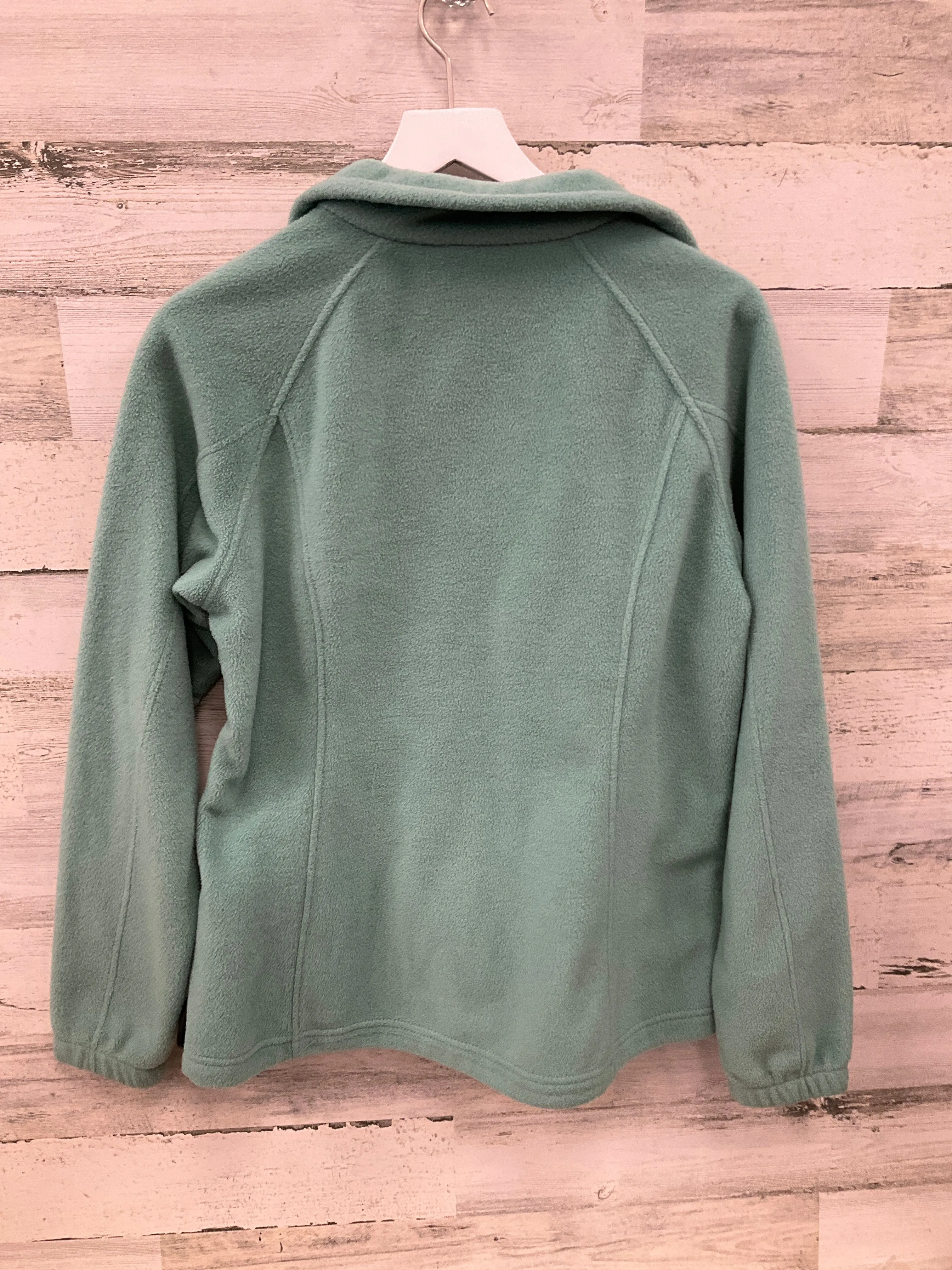 Jacket Fleece By Columbia In Green, Size: L