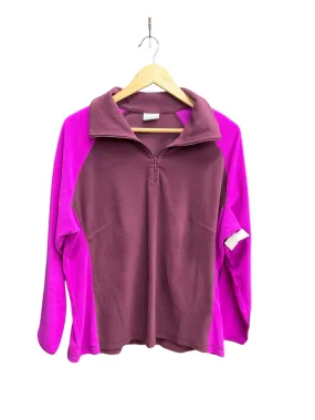 Jacket Fleece By Columbia In Purple, Size: 1x