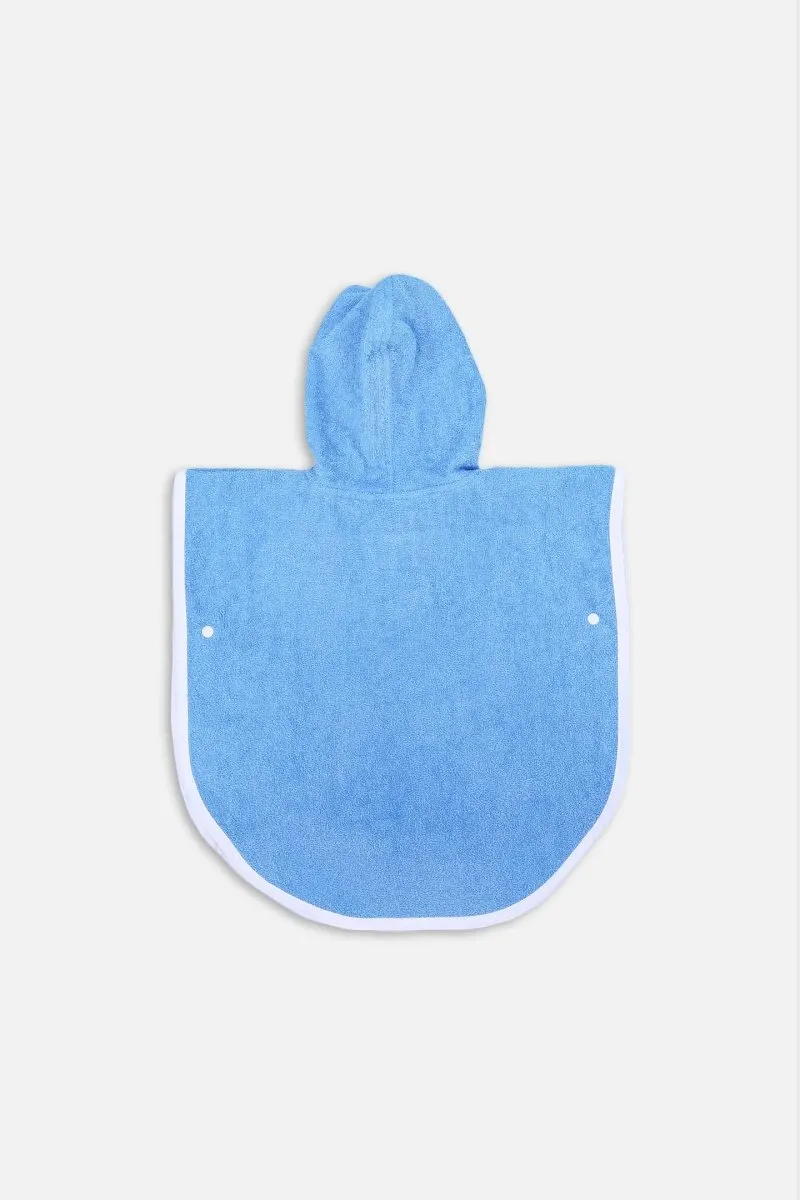 KIDS TOWEL PONCHO - Deep Blue