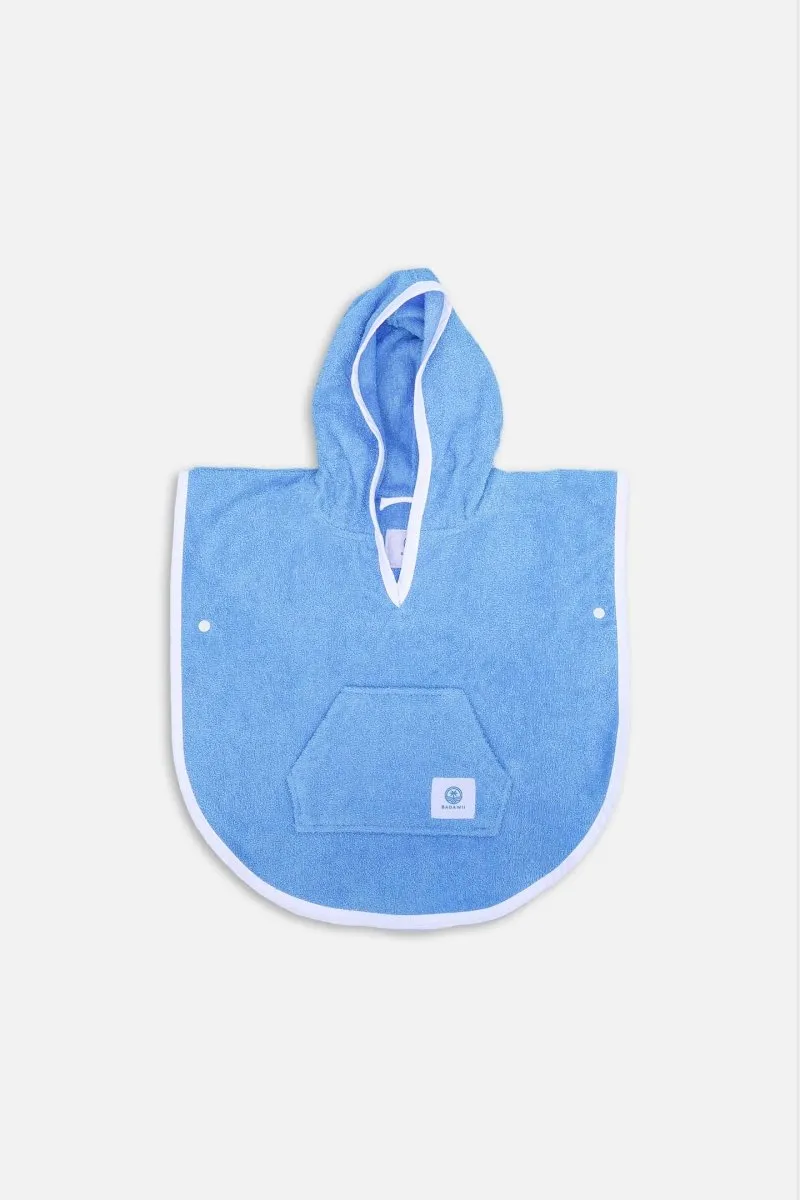 KIDS TOWEL PONCHO - Deep Blue