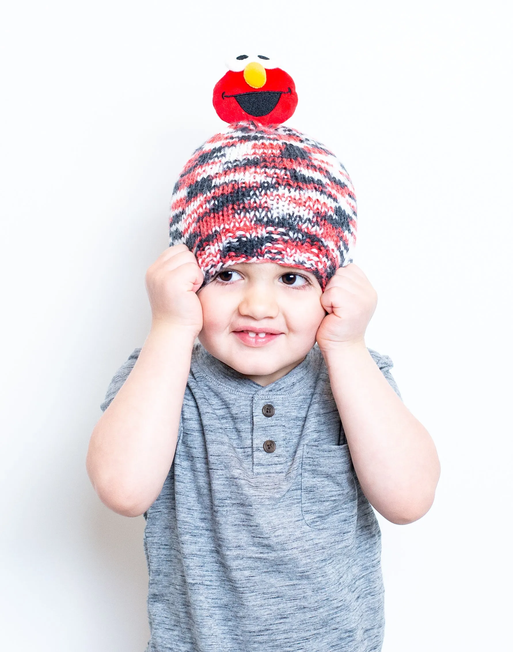 Knit Elmo Hat