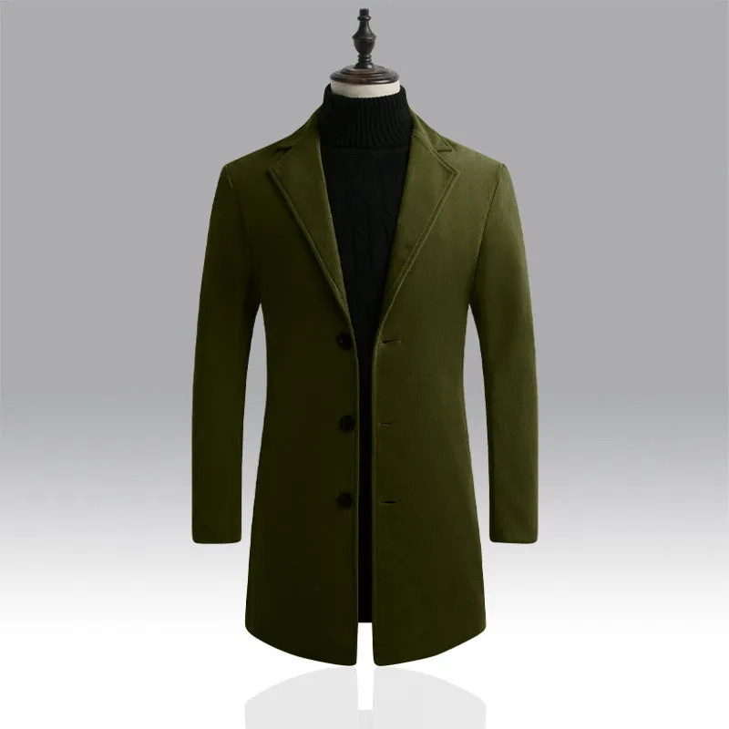 Long trench coat men's