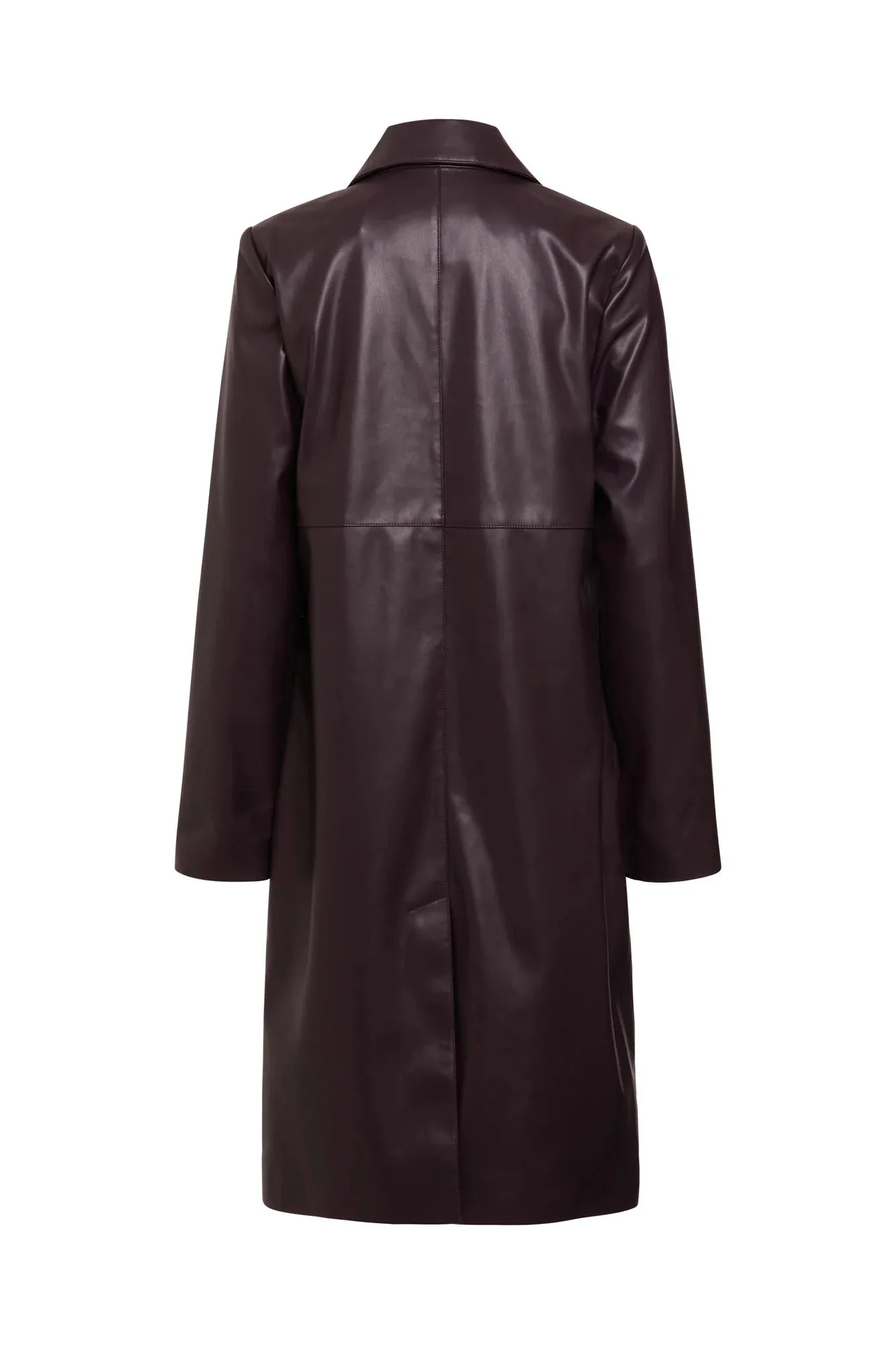 Mack Trench Coat | Aubergine