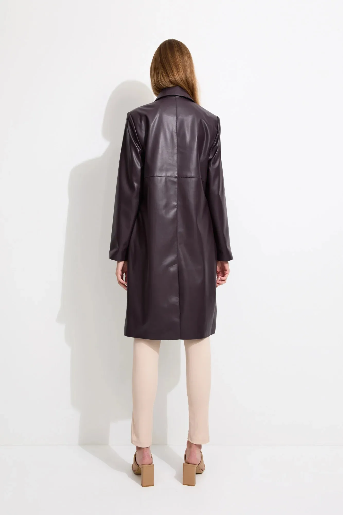 Mack Trench Coat | Aubergine