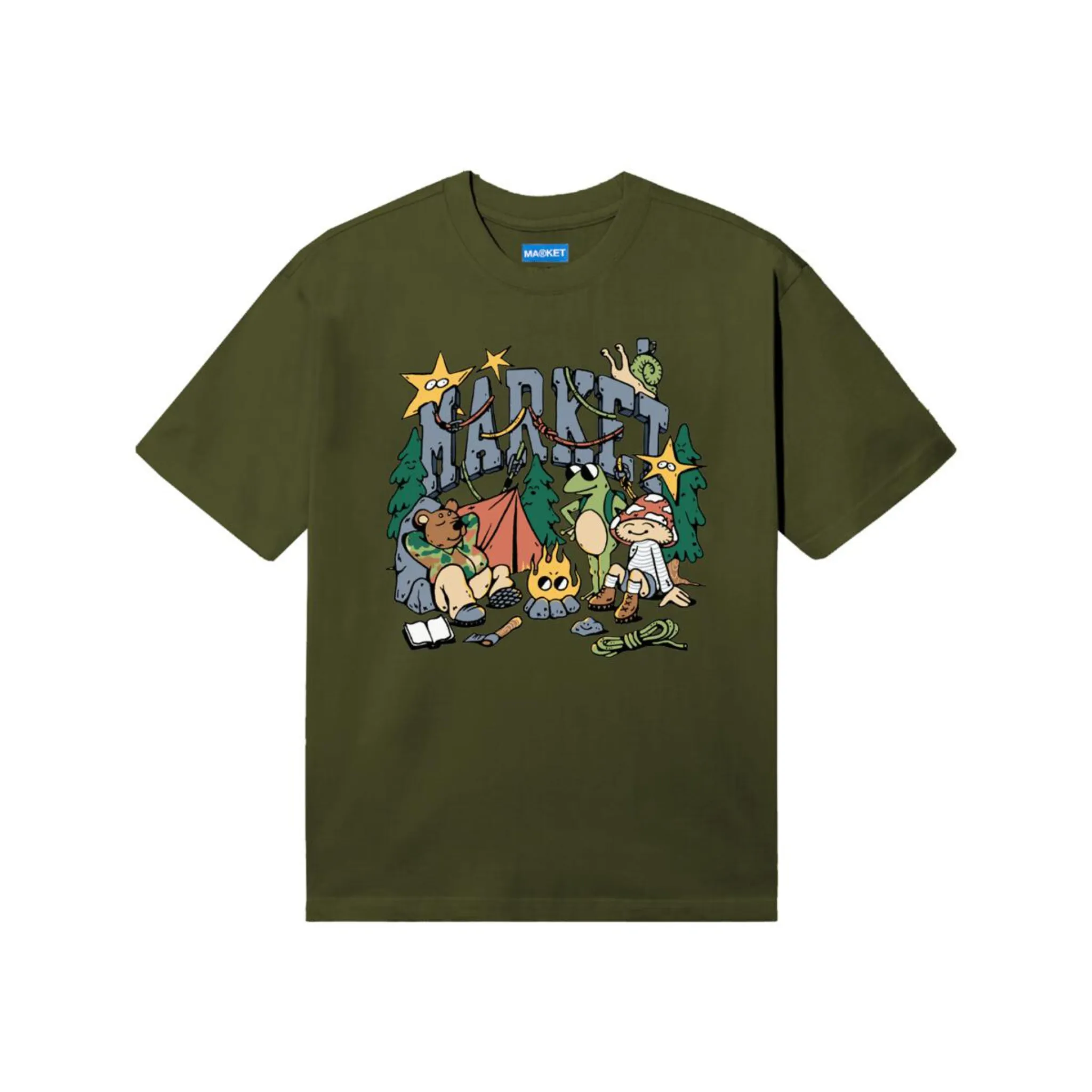 Market Backcountry Buds T-Shirt (Kelp)