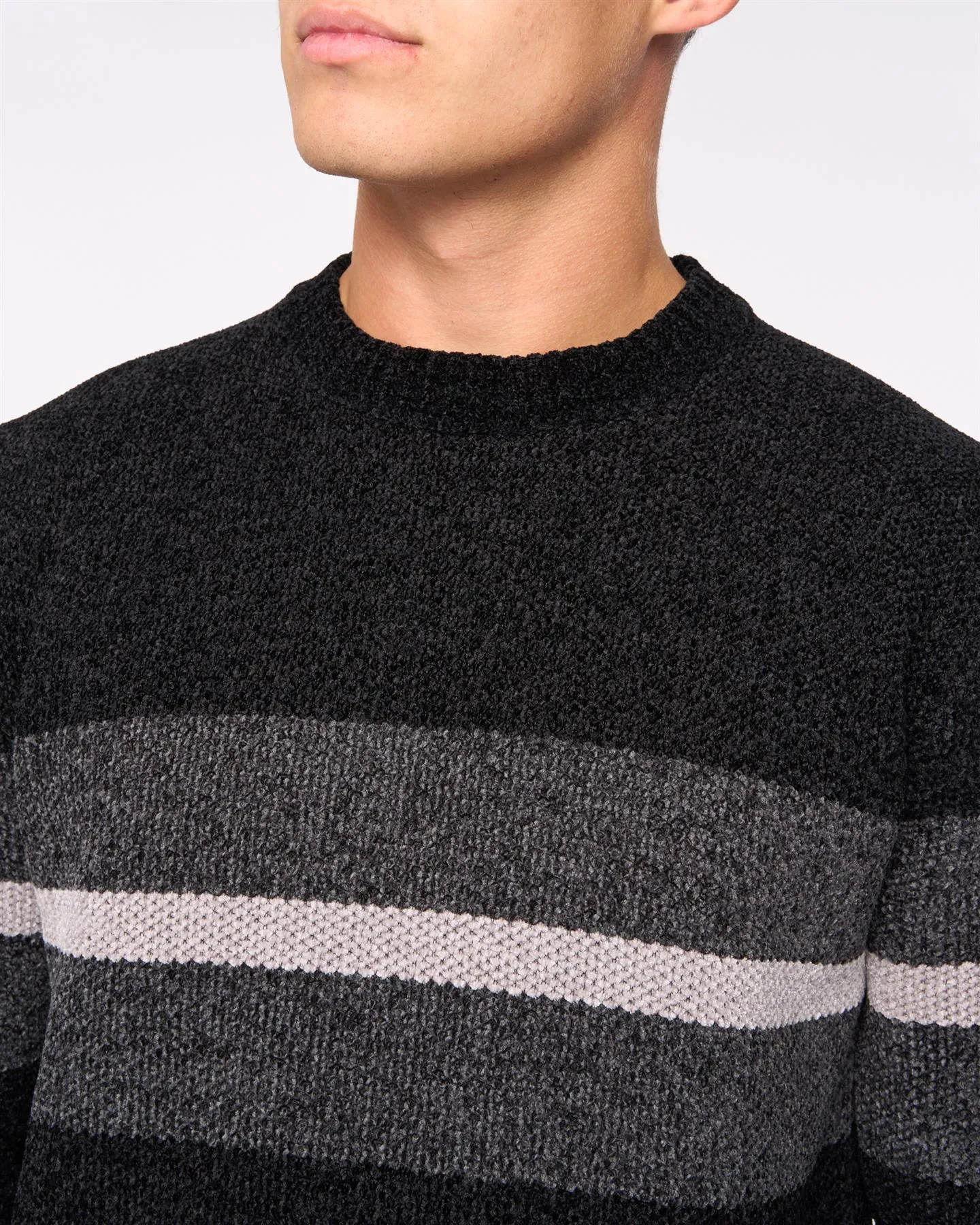 Mens Maskell Crew Knit Black