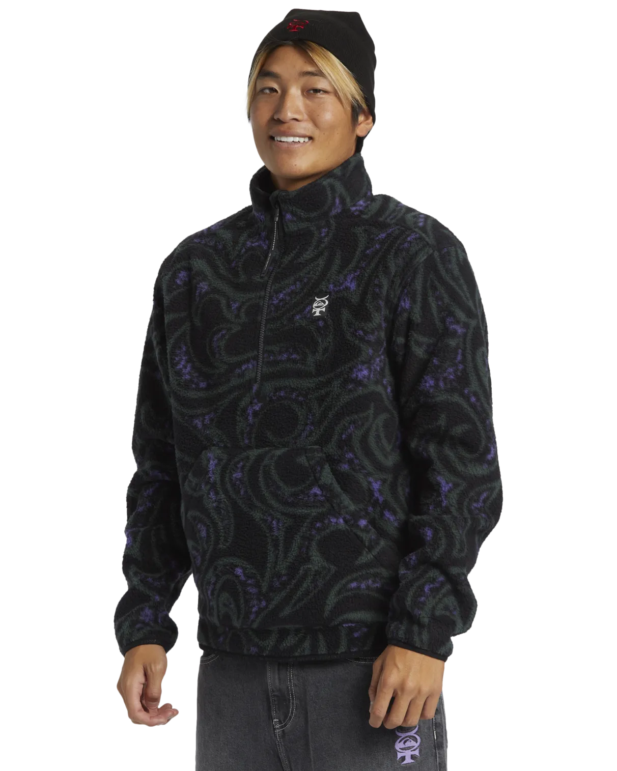 Mercury Fleece Jacket in Black