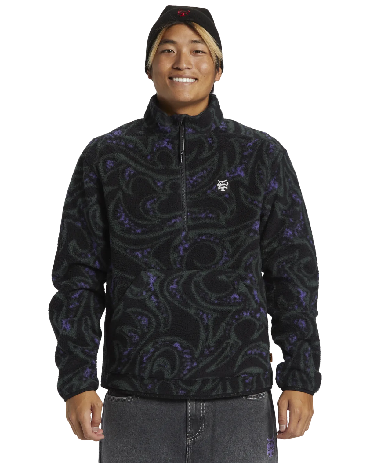 Mercury Fleece Jacket in Black