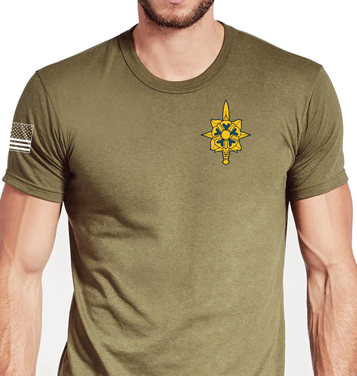 MIBOLC Non-PT Coyote Tan Unisex Shirt. This shirt is NOT approved for PT