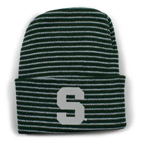 Michigan State Stripe Knit Cap