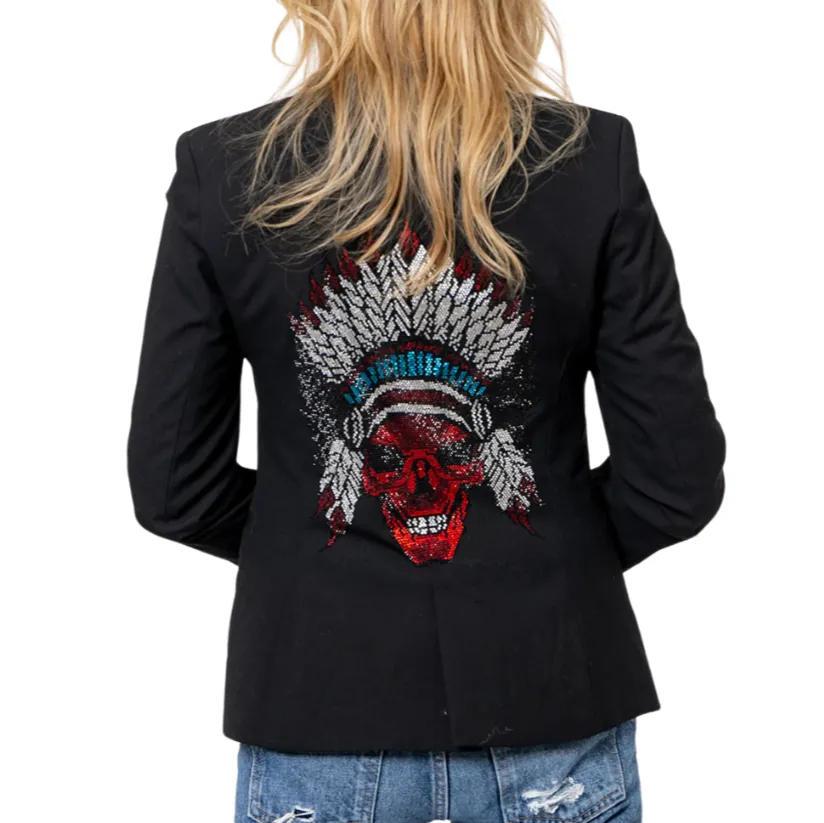 Native Black Blazer - Black