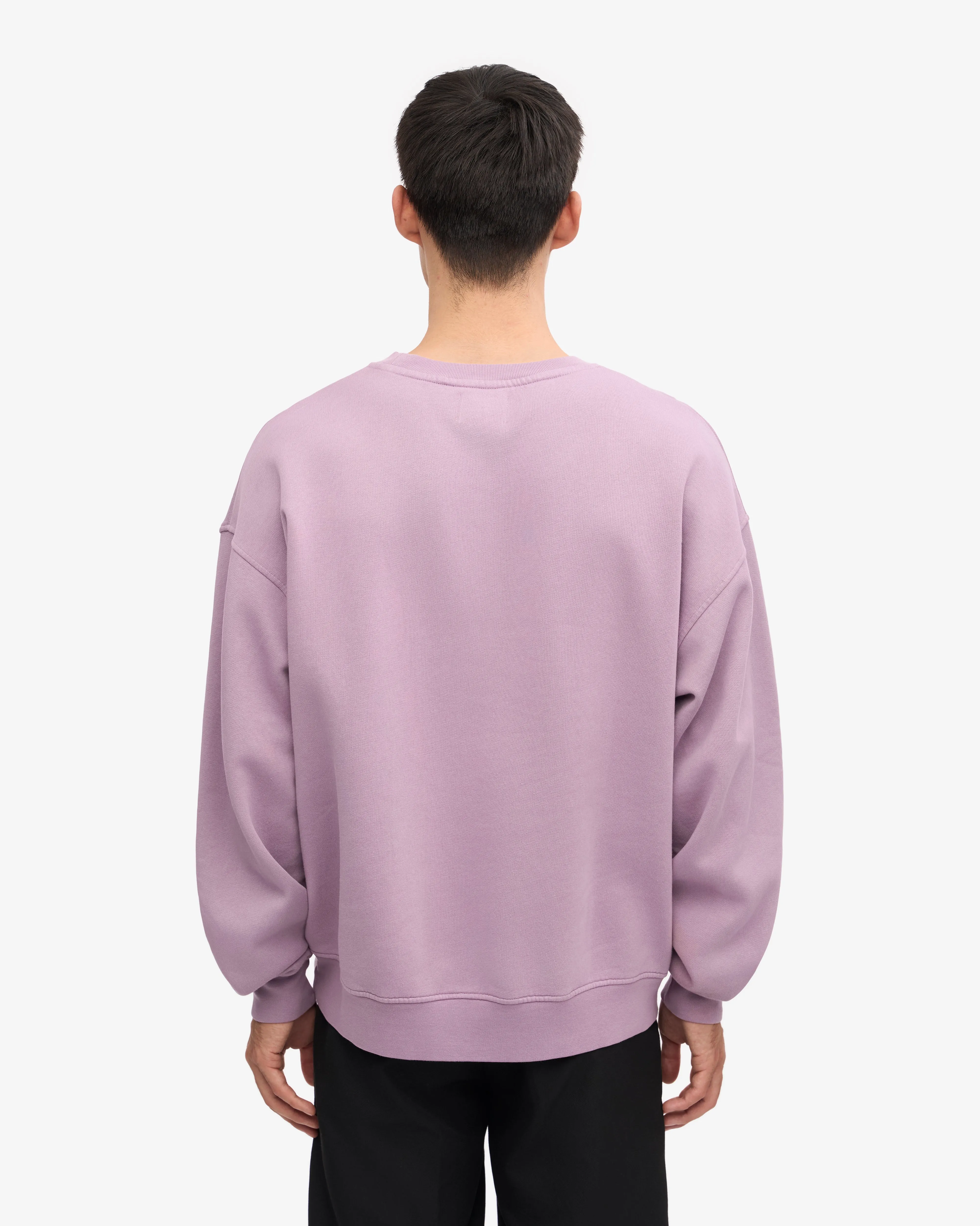 Organic Oversized Crew - Pearly Purple