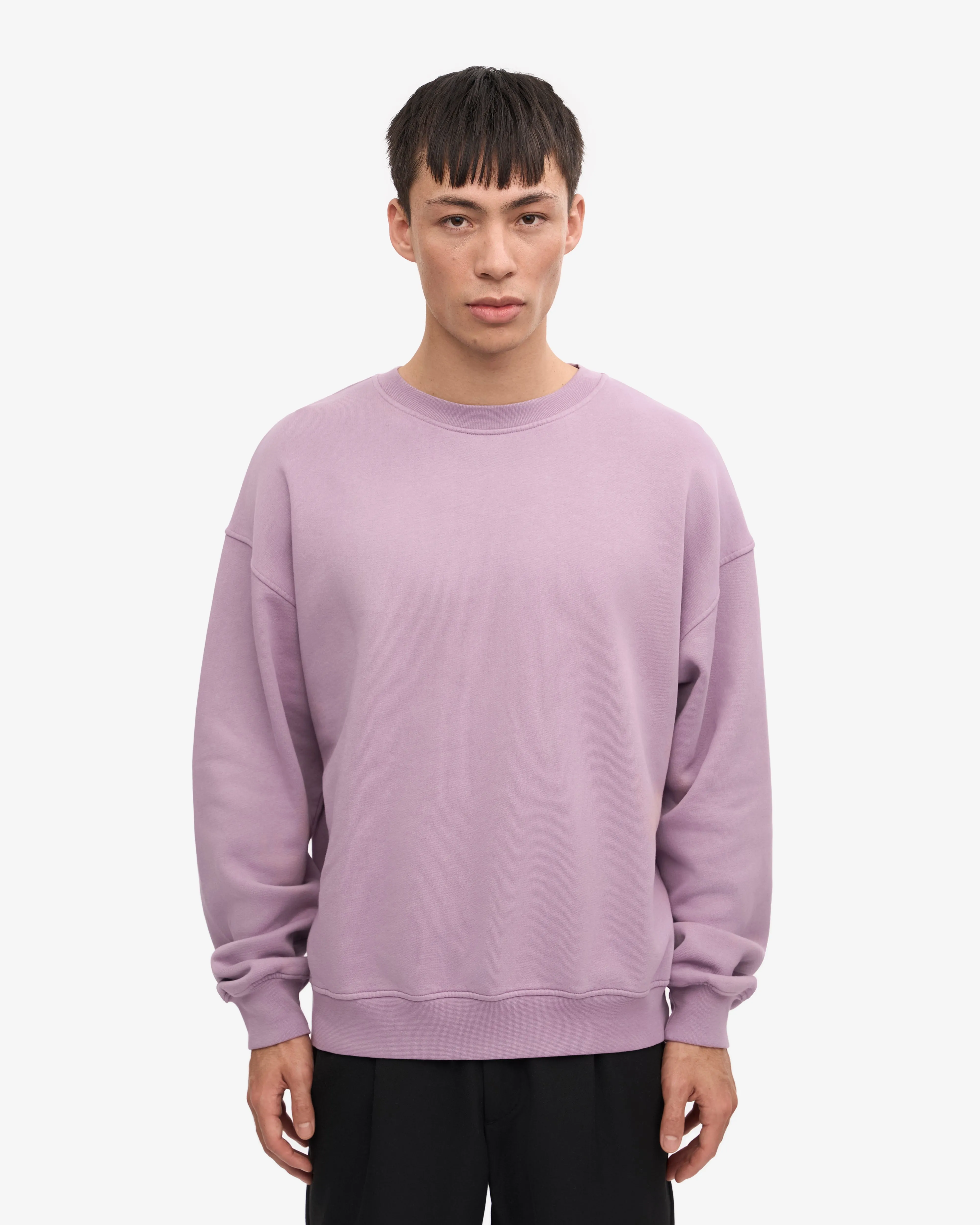 Organic Oversized Crew - Pearly Purple