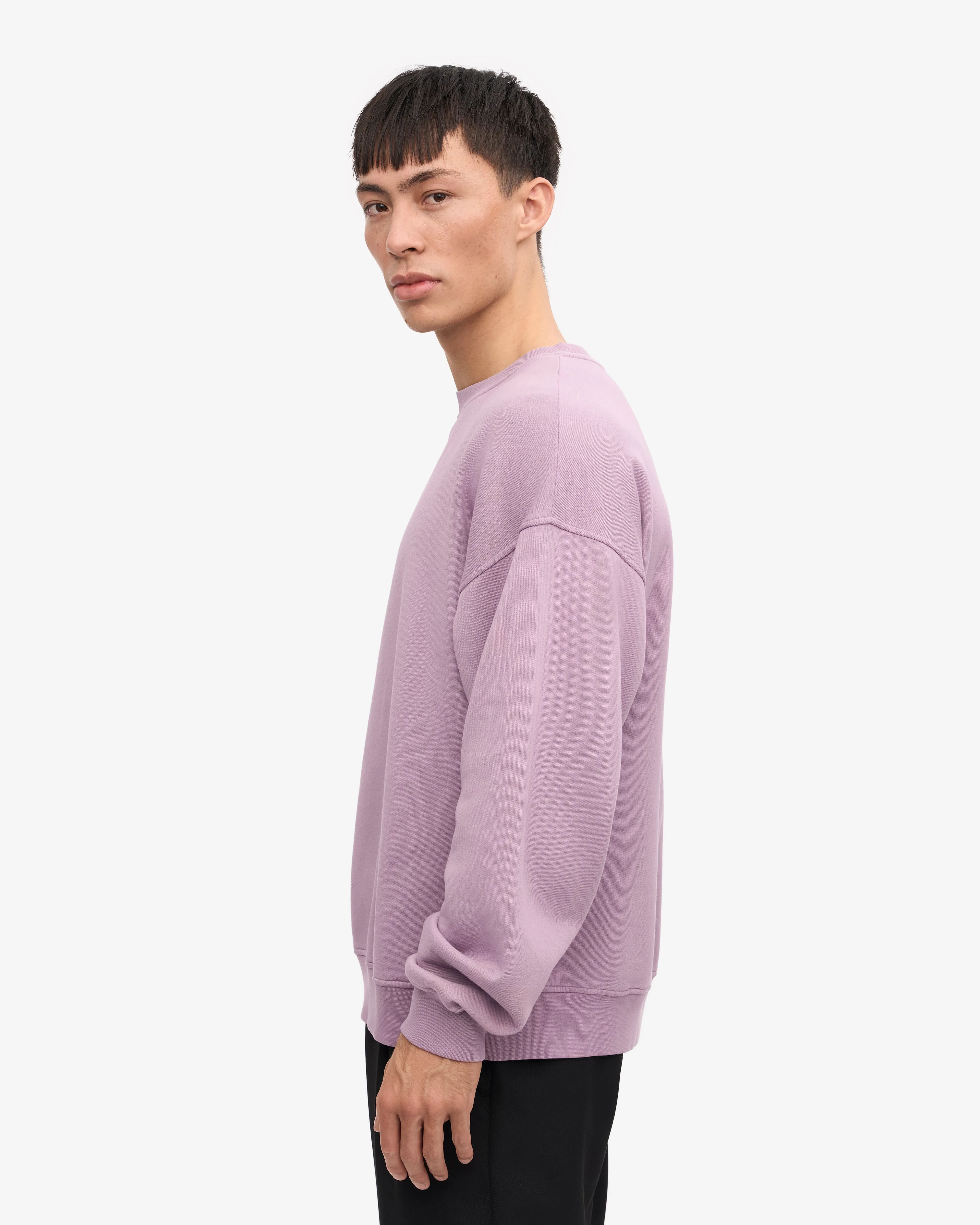 Organic Oversized Crew - Pearly Purple