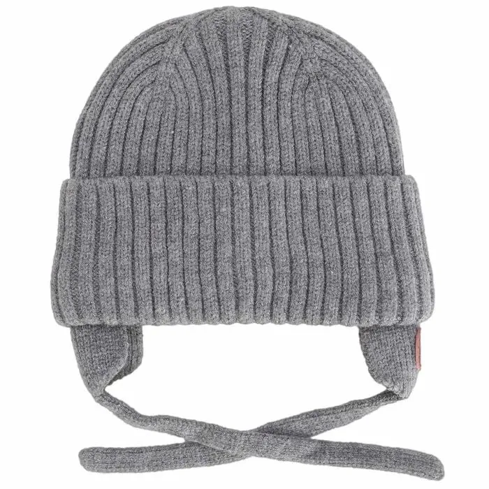 Plush Lined Knit Cotton Hat-Calikids