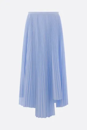 poplin pleated skirt