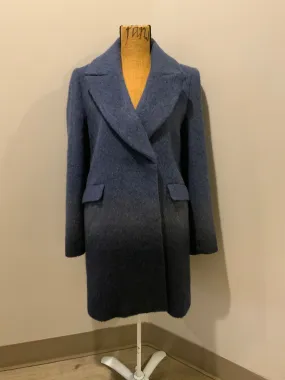 Retro Banana Republic Blue Ombre Wool Coat, SOLD