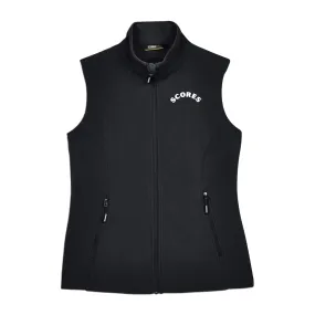 SCORES - LADIES' BONDED FLEECE FULL ZIP VEST (6 PCS MINIMUM)