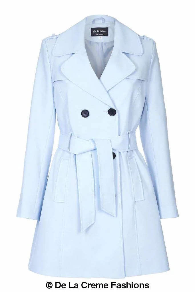 Spring/Summer Military Double Breasted Trench Coat (9049-SP)