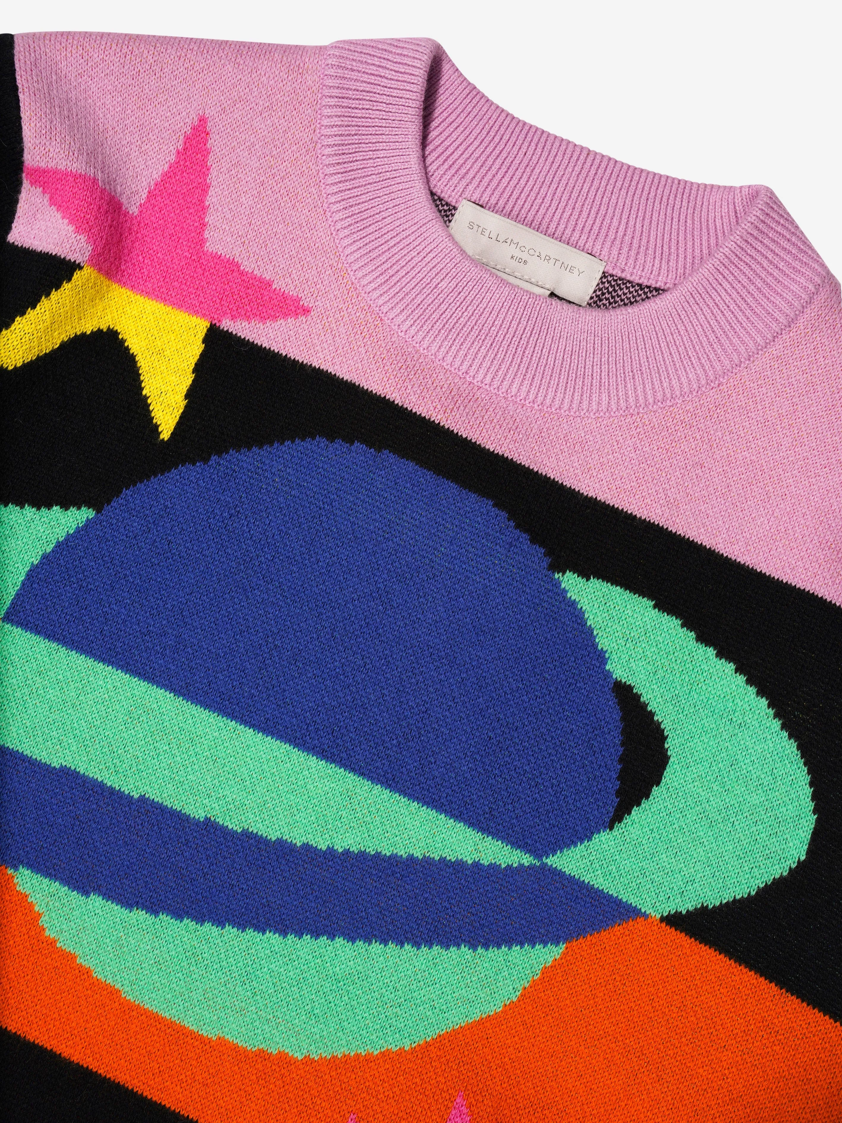 Stella McCartney Girls Wool Cosmic Jumper