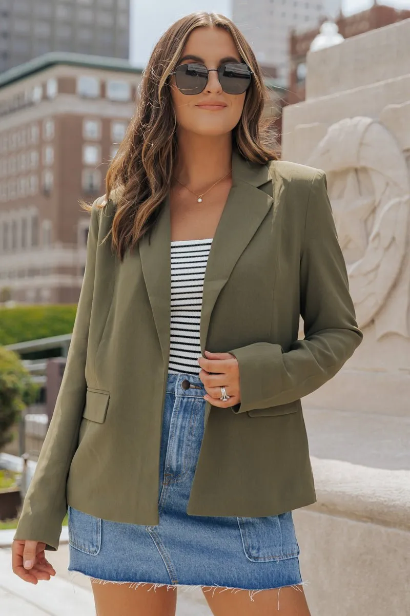 Steve Madden Olive Payton Blazer - FINAL SALE